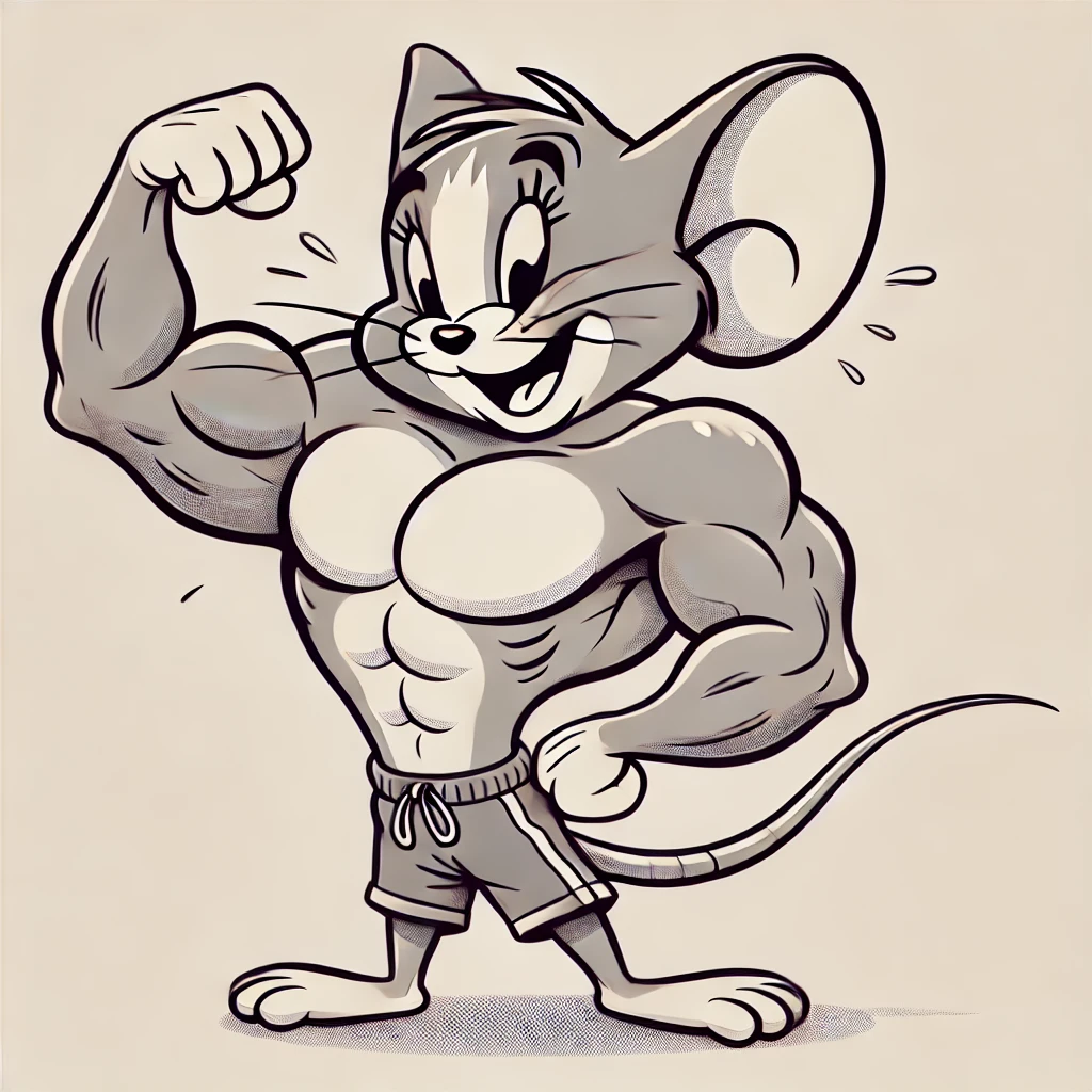 Cartoonish Mouse Icon